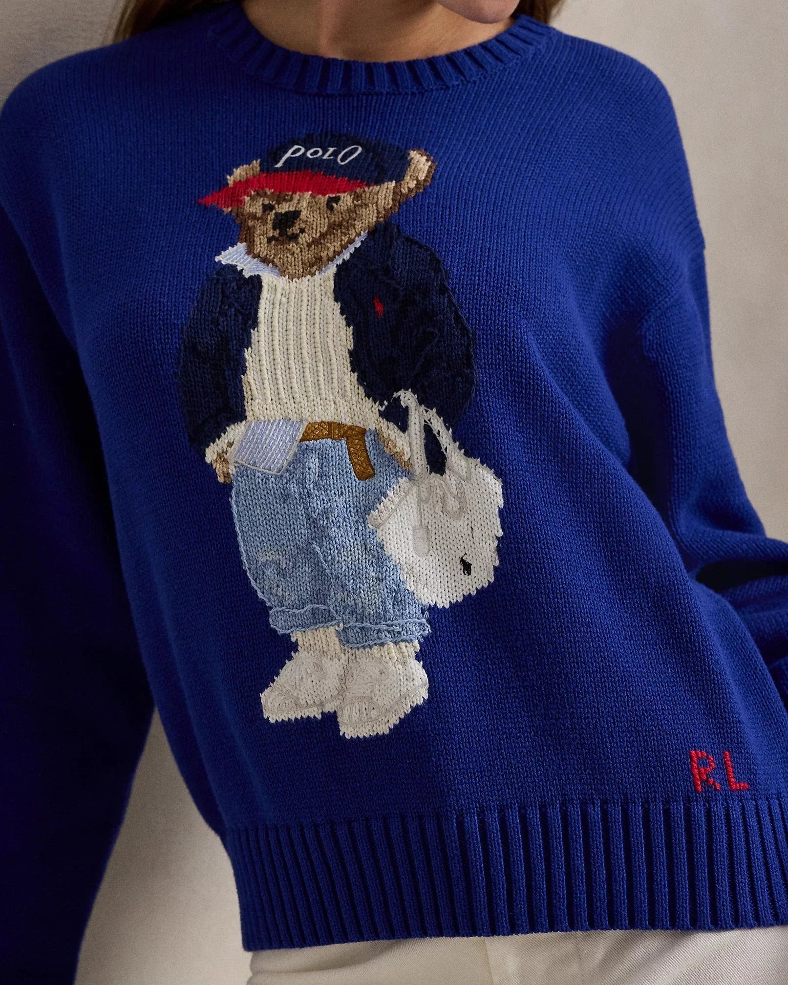 RL Sweater | Polo Bear Cotton Sweater Ralph Lauren Luxvian 