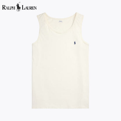 RL Washed Jersey Tank Ralph Lauren Luxvian Cream S 