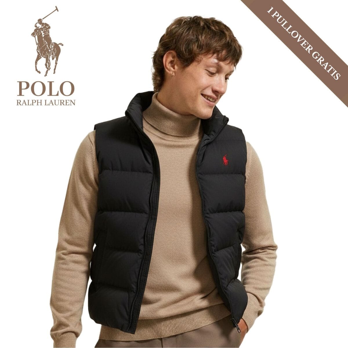 RL Weste + Gratis-Pullover (LAGERRÄUMUNG) Ralph Lauren Luxvian 