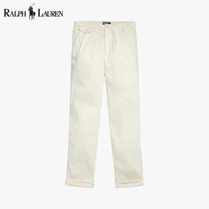 RL Whitman Relaxed Fit Corduroy Pant Ralph Lauren Luxvian White 28 