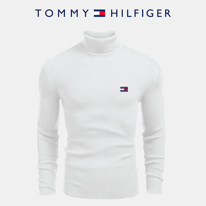 TH Turtleneck Sweater Tommy Hilfiger Luxvian White M 