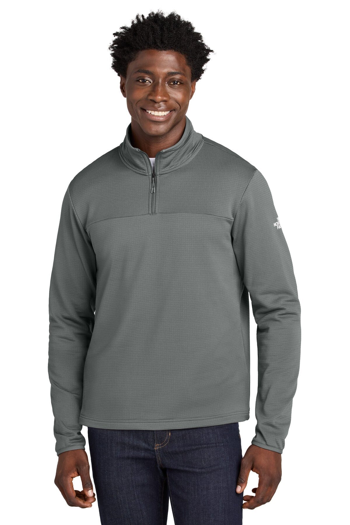 TNF Aim 1/4-Zip Fleece The North Face Luxvian Smoked Pearl Grey S 
