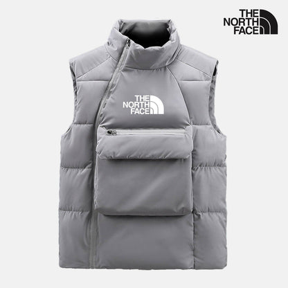 TNF Quilted Vest The North Face Luxvian Gray M 