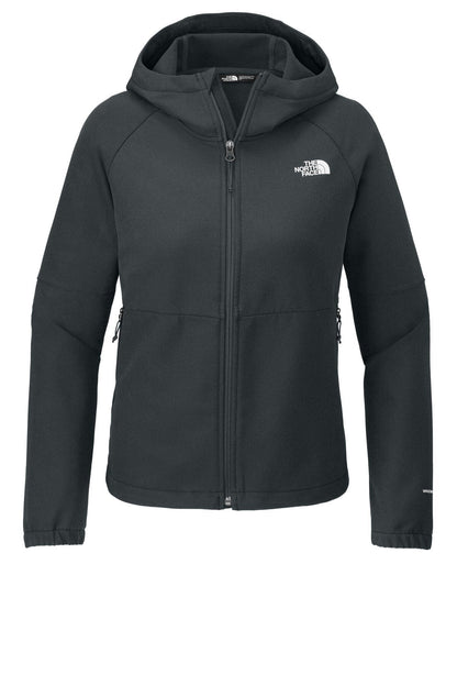 TNF Women's Barr Lake Hooded Soft Shell Jacket The North Face Luxvian Asphalt Grey Dark Heather S 