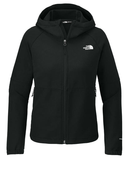 TNF Women's Barr Lake Hooded Soft Shell Jacket The North Face Luxvian TNF Black Heather S 